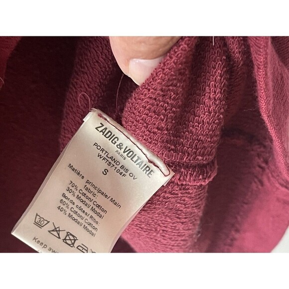 Zadig & Voltaire Size Small Oversized Walk Flock Amour T-Shirt - Picture 8 of 10